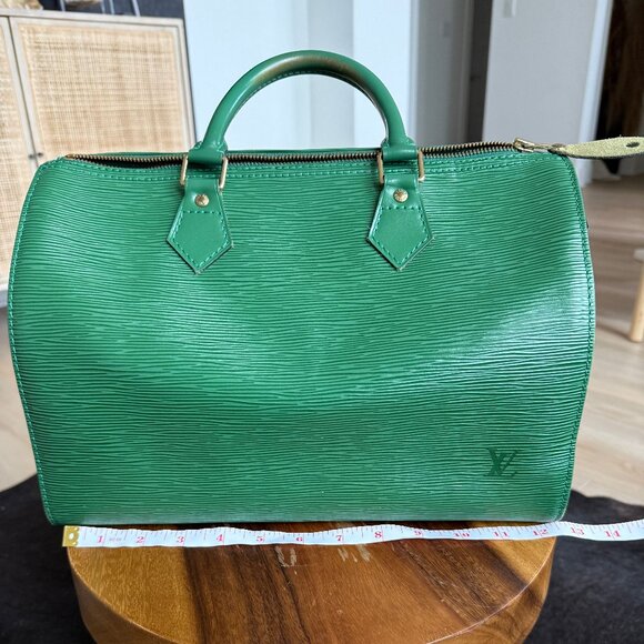 Louis Vuitton Green Satchel Bag - Picture 7 of 8
